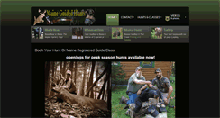Desktop Screenshot of maineguidedhunts.com